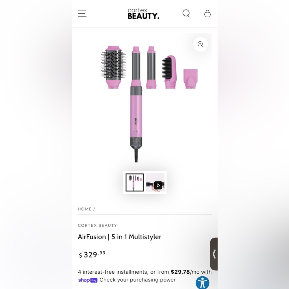 CORTEX BEAUTY AirFusion | 5 in 1 Multistyler 💖 - Picture 2 of 4